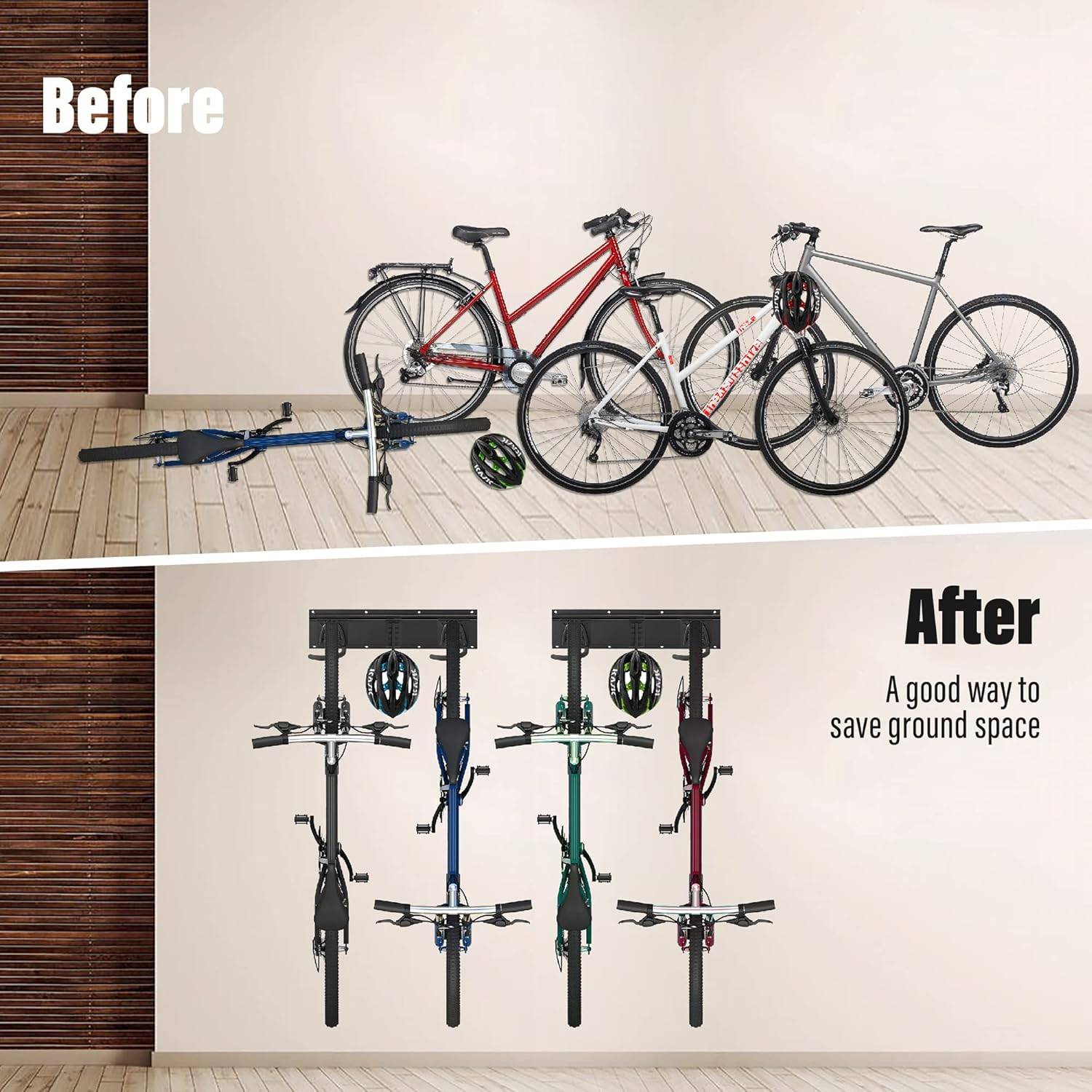 Bike Hooks For Wall (x4 Bike Rack): image 7